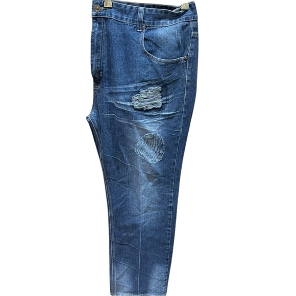 Vintage Rocawear “Street Legend ‘99” Distressed Jeans W46 Big & Tall Classic Fit - Picture 5 of 7